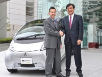 三菱自動車、シンガポールでEV普及に協力…i-MiEV25台を供給 画像