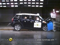【ユーロNCAP】MINI クロスオーバー の衝撃吸収ボディ［動画］ 画像