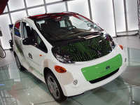 【ロサンゼルスモーターショー10】三菱 i-MiEV 詳細画像…ワイドな北米仕様 画像