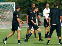 シューマッハがチャリティ・サッカー 画像