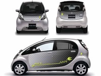 三菱 i-MiEV をラッピング…どれにする？ 画像