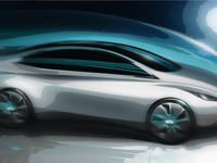 インフィニティ初のEV、イメージスケッチそのまま登場か 画像