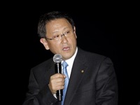 豊田トヨタ社長「安心はお母さんのおにぎり」 画像
