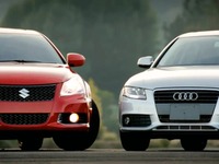 スズキ キザシ、アウディ A4 に宣戦布告［動画］ 画像