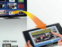 【CES 11】パナソニック、ビエラタブレットを出展---TV連携 画像
