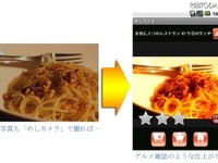 料理写真を美味しく見せるAndroidアプリ「めしカメラ」 画像