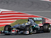 F1バルセロナテストが24時間延期 画像