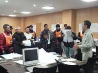 バイク組合 情報伝達よりパンク修理 画像