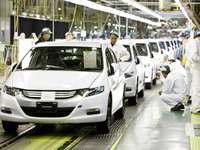 ホンダ、11日から四輪完成車生産を再開 画像