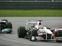 可夢偉「シューマッハとのバトルは楽しかった」…マレーシアGP 画像