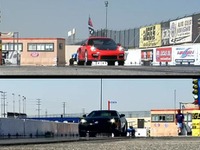 レクサス LFA 対ポルシェ 911GT2 RS …加速競争［動画］ 画像