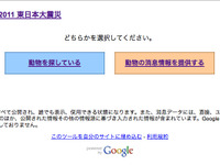 Google、アニマルファインダーを提供開始 画像