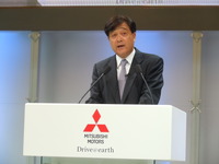 【上海モーターショー11】三菱益子社長、グローバルスモールを13年から中国で生産販売 画像