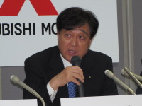 三菱益子社長「電気自動車に急速放電機能を追加していく」 画像