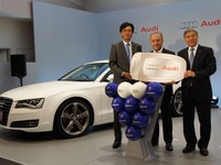 大喜多社長「アウディはサッカー好きな会社」…サッカー日本代表×アウディ 画像