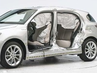レクサス CT200h、米国でも最高の衝突安全性評価…IIHS 画像
