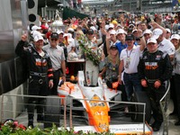 【インディ500】100周年記念レースは最後の最後、大波乱の大逆転 画像