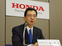 ホンダ池専務、生産回復の遅れは「止むなし」 画像