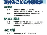 【夏休み】こども体験教室---地引網、アヒル、タコ 画像