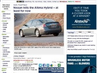 日産 アルティマHV 廃止へ…自社HVを展開か 画像