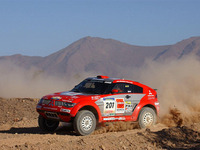 【パリダカ】第6レグ---増岡、総合1位に「80％ぐらいの力」 画像