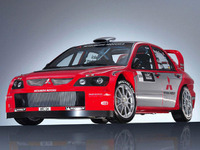【オートサロン'04出品車】三菱のラリーカー『ランサーWRC04』初披露 画像