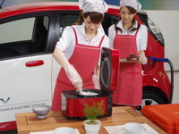 【新聞ウォッチ】三菱 i-MiEV から給電、益子社長“お茶漬け”さらさら 画像