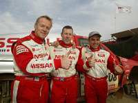 【パリダカ】第13レグ---日産ピックアップが1-2-3 画像