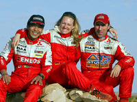 【パリダカ】第15レグ---増岡ひさびさ区間トップ 画像