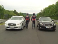 ベッテル＆ウェバー、インフィニティでニュルを攻める［動画］ 画像