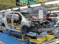 自動車の国内生産は3割減…2011年上半期実績 画像