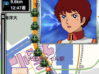ガンダムのナビアプリ登場…走行中にバトルイベント 画像