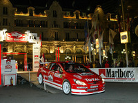【写真蔵】モンテカルロラリーを戦うプジョー 画像