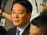 海江田氏　経産大臣やっぱり辞めない 画像