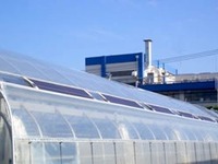 富士電機、ビニールハウスで太陽光発電の実証実験を開始 画像