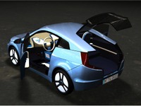 【フランクフルトモーターショー11】ドイツの大学からEVコンセプト…車重は500kg 画像