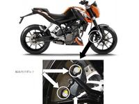 KTM 125DUKE、制動力低下のおそれ 画像