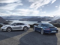 【フランクフルトモーターショー11】ポルシェ 911 新型、新写真公開…世界初の7速MTも 画像