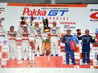 SUPER GT 500首位、柳田選手「ハンデはつらいが誇り」 画像