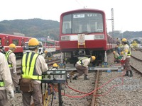 鉄道事故復旧訓練　見学者100人募集 画像
