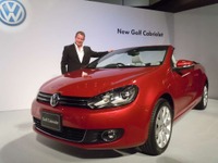 【VW ゴルフカブリオレ 日本発表】コンパクトオープン唯一のエコカー対象車 画像