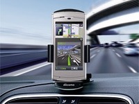 スマートフォンをカーナビに…ドコモ・ドライブネット対応クレイドルを発売 画像