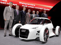 【フランクフルトモーターショー11】アウディ、アーバンコンセプト公開…480kgの軽量EV 画像
