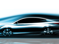 【フランクフルトモーターショー11】インフィニティのEVセダン、イメージスケッチ公開 画像