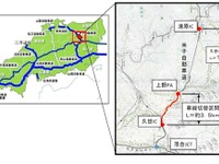米子道 久世-湯原ICの一部、上下分離の車線運用に 画像