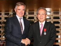NTNの鈴木会長、フランス国家勲章を受章 画像