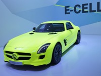 【フランクフルトモーターショー11】メルセデスのEVスーパーカー、開発順調…発売は2013年 画像