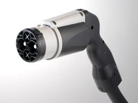 日本航空電子がEV用急速充電コネクタを開発---直感的で分かり易い操作性 画像
