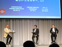 【CEATEC 11】日産志賀COOと三菱益子社長、EV普及で重要なのは「国の政策」 画像