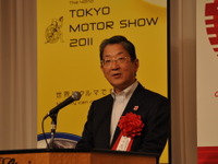 【CEATEC 11】自工会志賀会長、東京モータショーのPR 画像